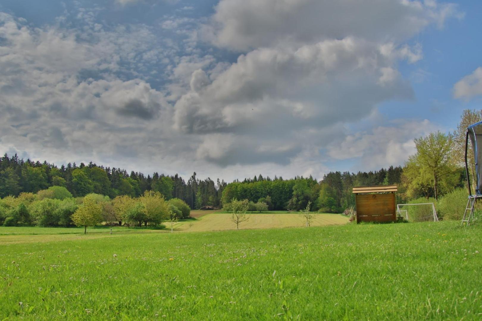 Heumanns Blockhaeuser Am Wald Hotel Pottenstein Bagian luar foto