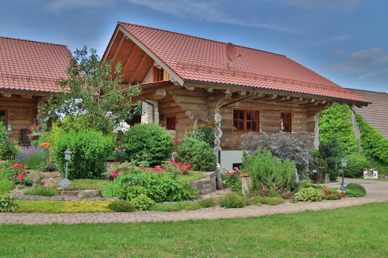 Heumanns Blockhaeuser Am Wald Hotel Pottenstein Bagian luar foto